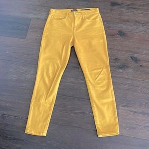 Banana republic mustard color jeans